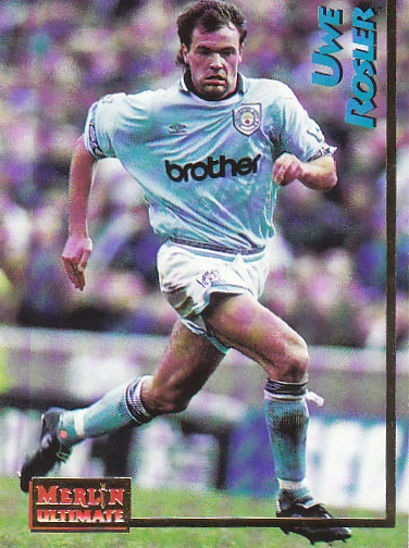 Uwe Rosler Manchester City 1995/96 Merlin Ultimate #115